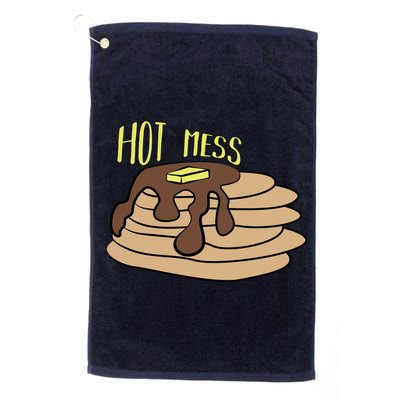 Hot Mess Pancakes Platinum Collection Golf Towel