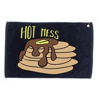 Hot Mess Pancakes Grommeted Golf Towel