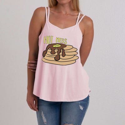 Hot Mess Pancakes Women's Strappy Tank