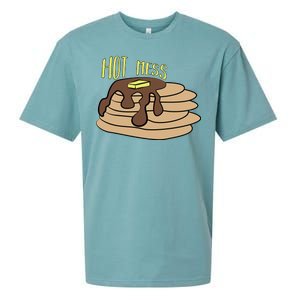 Hot Mess Pancakes Sueded Cloud Jersey T-Shirt