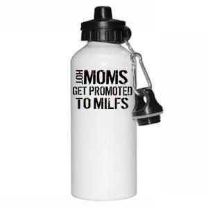 Hot Moms Get Promoted to MILFS Aluminum Water Bottle