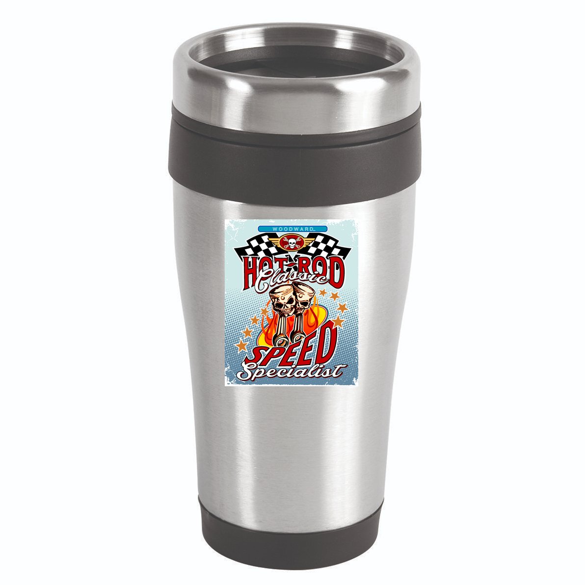 Hot Rod Classic Speed Specialist Woodward Ave 16oz Travel Tumbler