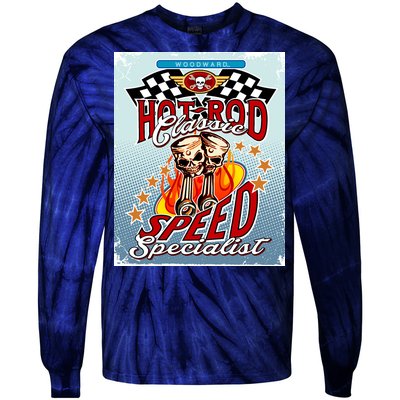 Hot Rod Classic Speed Specialist Woodward Ave Tie-Dye Long Sleeve Shirt