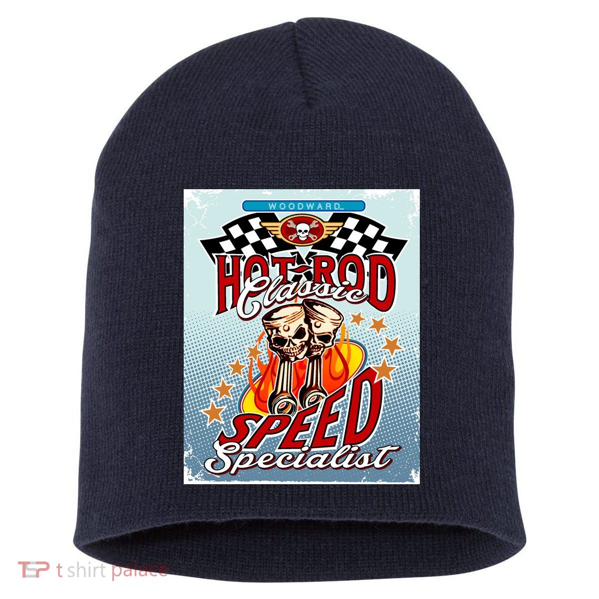 Hot Rod Classic Speed Specialist Woodward Ave Short Acrylic Beanie