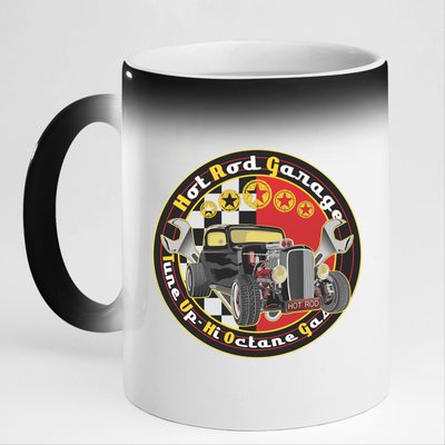 Hot Rod Garage 11oz Black Color Changing Mug