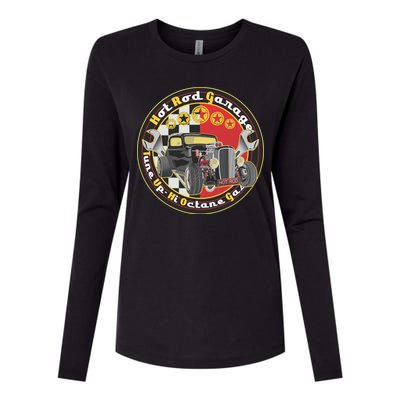 Hot Rod Garage Womens Cotton Relaxed Long Sleeve T-Shirt