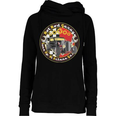 Hot Rod Garage Womens Funnel Neck Pullover Hood