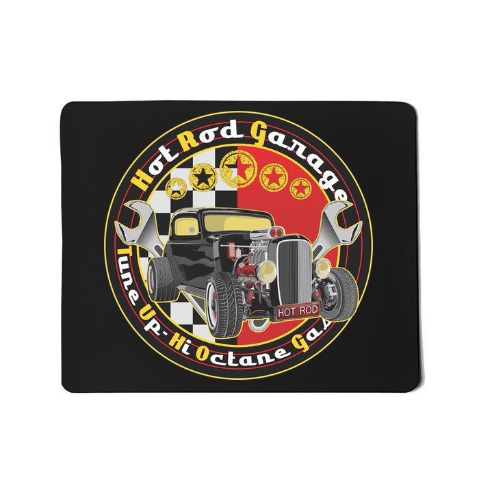 Hot Rod Garage Mousepad