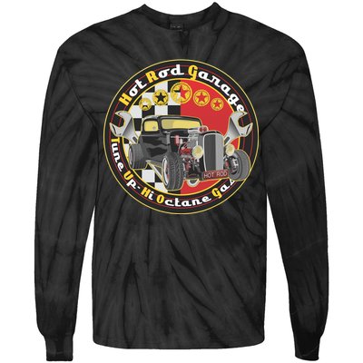 Hot Rod Garage Tie-Dye Long Sleeve Shirt