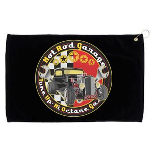 Hot Rod Garage Grommeted Golf Towel