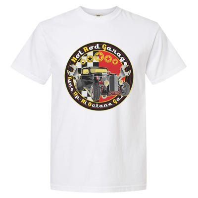 Hot Rod Garage Garment-Dyed Heavyweight T-Shirt