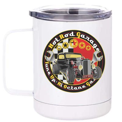 Hot Rod Garage 12 oz Stainless Steel Tumbler Cup