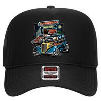 Hot Rods Custom Rod's Drive Thru Diner High Crown Mesh Back Trucker Hat