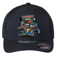 Hot Rods Custom Rod's Drive Thru Diner Flexfit Unipanel Trucker Cap