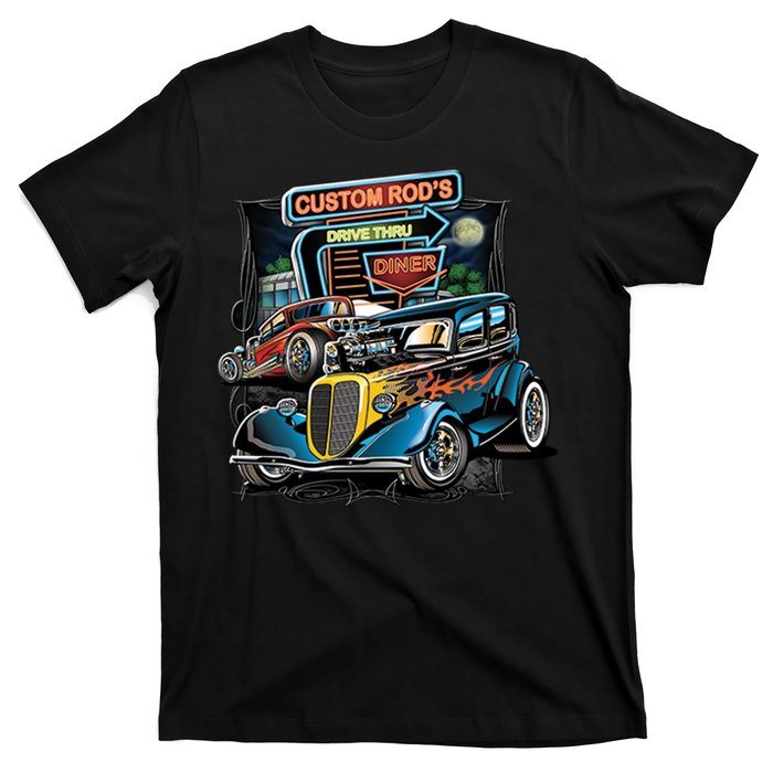 Hot Rods Custom Rod's Drive Thru Diner T-Shirt