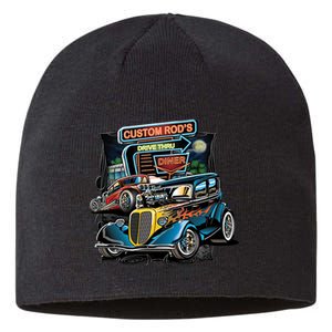 Hot Rods Custom Rod's Drive Thru Diner Sustainable Beanie