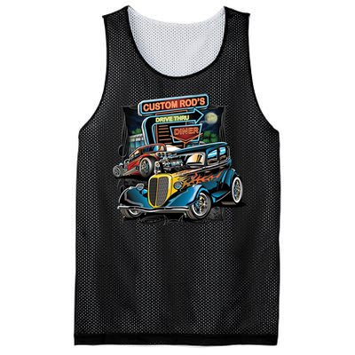 Hot Rods Custom Rod's Drive Thru Diner Mesh Reversible Basketball Jersey Tank