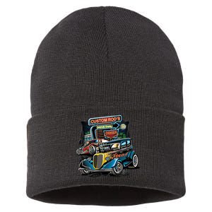 Hot Rods Custom Rod's Drive Thru Diner Sustainable Knit Beanie