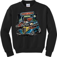 Hot Rods Custom Rod's Drive Thru Diner Kids Sweatshirt