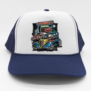 Hot Rods Custom Rod's Drive Thru Diner Trucker Hat