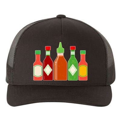 Hot Sauce Bottle Collection Yupoong Adult 5-Panel Trucker Hat