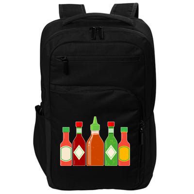 Hot Sauce Bottle Collection Impact Tech Backpack