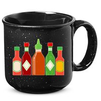 Hot Sauce Bottle Collection 15oz Campfire Ceramic Mug