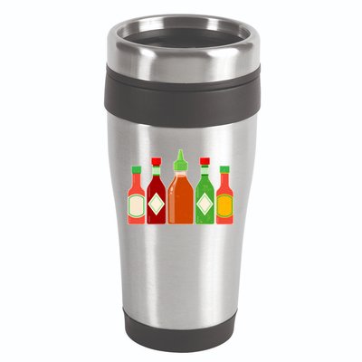Hot Sauce Bottle Collection 16oz Travel Tumbler