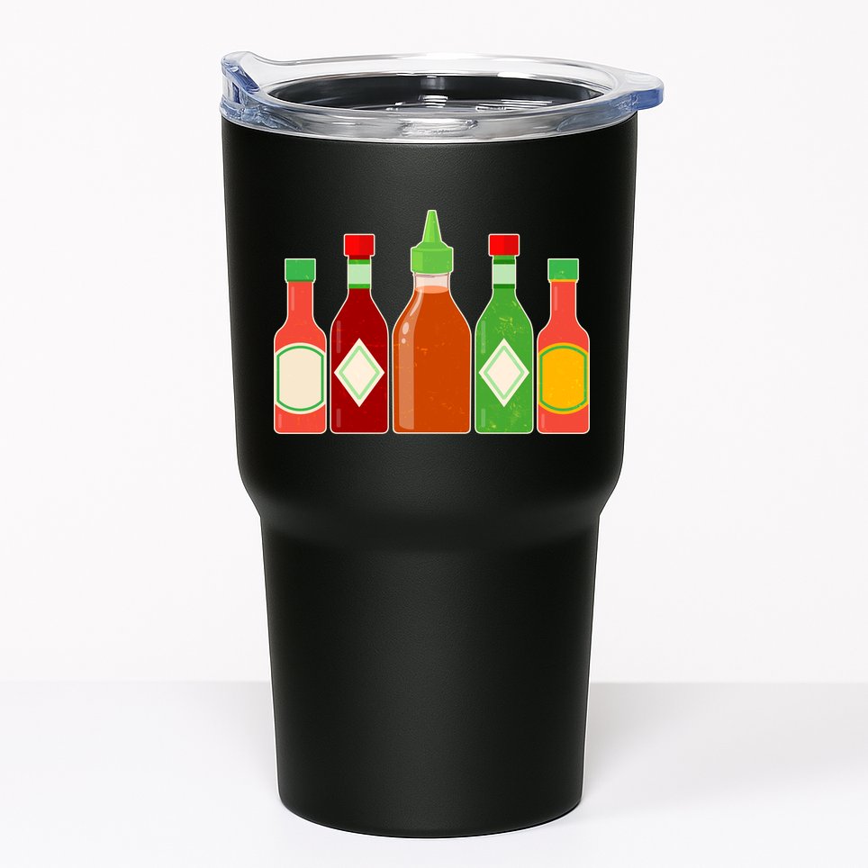 Hot Sauce Bottle Collection Tumbler