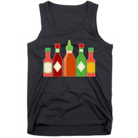 Hot Sauce Bottle Collection Tank Top