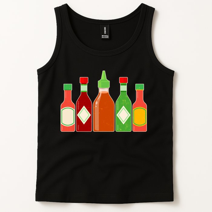 Hot Sauce Bottle Collection Tank Top
