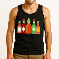 Hot Sauce Bottle Collection Tank Top