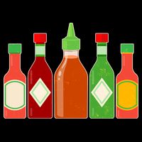 Hot Sauce Bottle Collection Tank Top