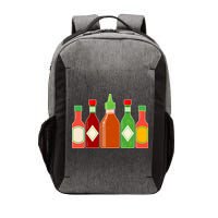 Hot Sauce Bottle Collection Vector Backpack