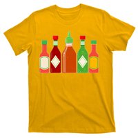 Hot Sauce Bottle Collection T-Shirt