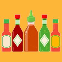 Hot Sauce Bottle Collection Youth Performance Sprint T-Shirt