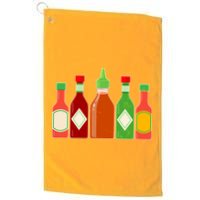 Hot Sauce Bottle Collection Golf Towel