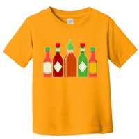 Hot Sauce Bottle Collection Toddler T-Shirt