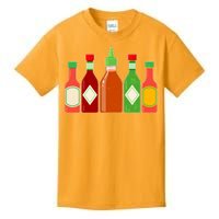 Hot Sauce Bottle Collection Kids T-Shirt