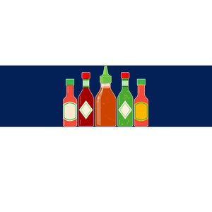 Hot Sauce Bottle Collection Bumper Sticker