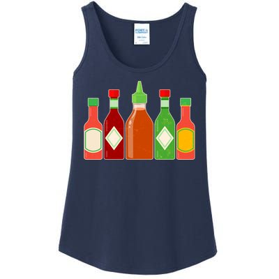 Hot Sauce Bottle Collection Ladies Essential Tank