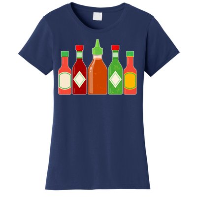 Hot Sauce Bottle Collection Women's T-Shirt