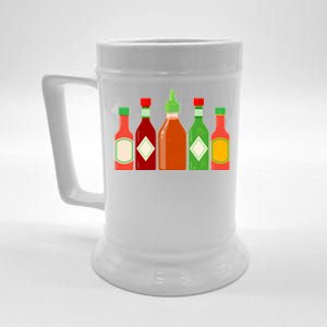 Hot Sauce Bottle Collection Beer Stein