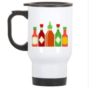 Hot Sauce Bottle Collection Stainless Steel Travel Mug