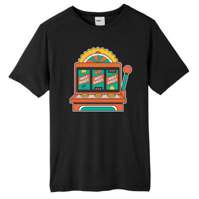 Hot Shot Slot Machine Tall Fusion ChromaSoft Performance T-Shirt