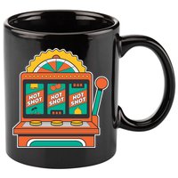 Hot Shot Slot Machine 11oz C Handle Ceramic Mug