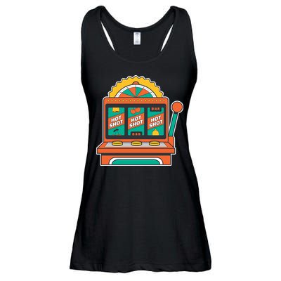 Hot Shot Slot Machine Ladies Essential Flowy Tank