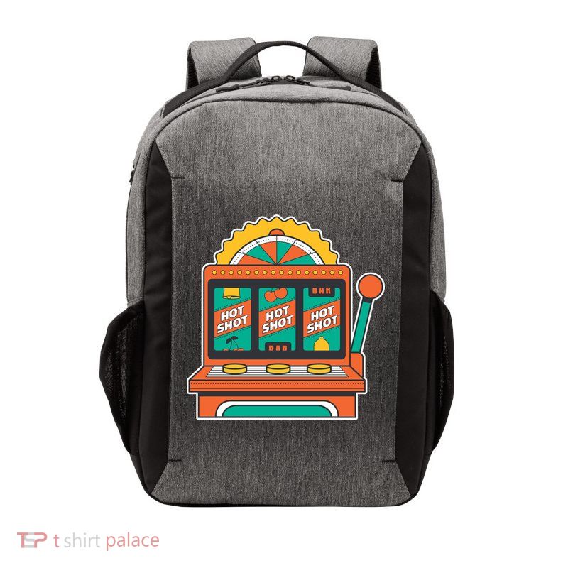 Hot Shot Slot Machine Vector Backpack