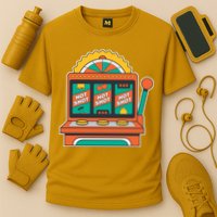 Hot Shot Slot Machine Cooling Performance Crew T-Shirt