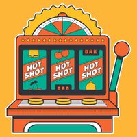 Hot Shot Slot Machine Cooling Performance Crew T-Shirt